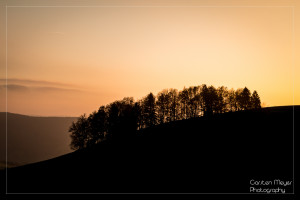 Bei diesem Sonnenuntergang im Schwarzwald weiß man auch, warum es Schwarz-Wald heißt :-)