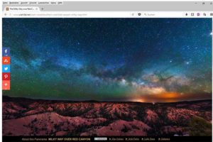 (Bild: Sternenhimmel über Utah, USA)